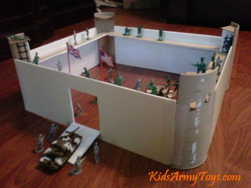 How To Build A Kids Army Toy Fort